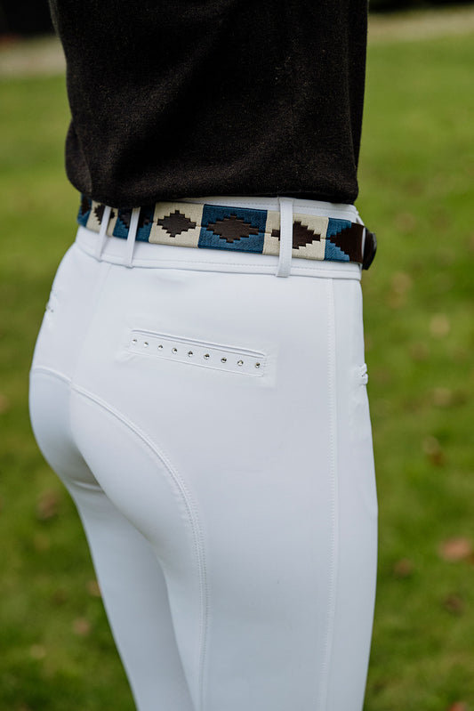 Hvit Avóra Ridebukse